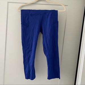 Blue Cropped Leggings Lululemon